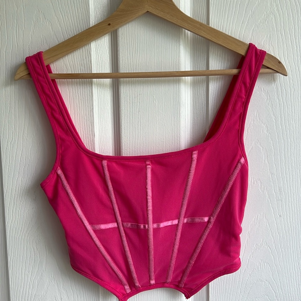 Pink corset